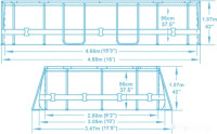 Бассейн Bestway Power Steel 56448 (488х305х107)