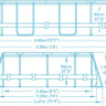 Бассейн Bestway Power Steel 56448 (488х305х107)