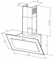 Вытяжка LEX Mio G 500 (черный)