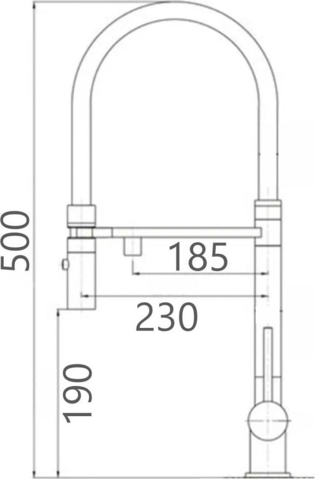 Смеситель Gross Aqua Neosteel 3188611SSMGB