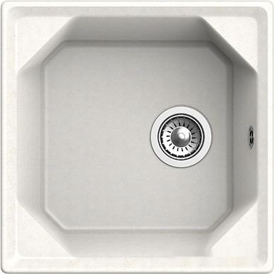 Кухонная мойка GranFest GF-U-500 (белый)