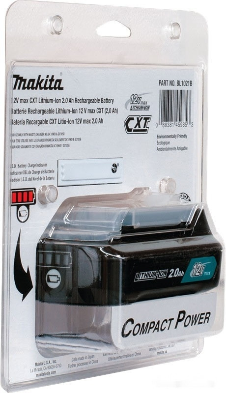 Аккумулятор для инструмента Makita BL1021B (12В/2 Ah) Аккумулятор для инструмента Makita BL1021B (12В/2 Ah)