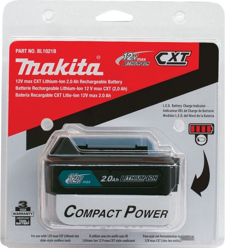 Аккумулятор для инструмента Makita BL1021B (12В/2 Ah) Аккумулятор для инструмента Makita BL1021B (12В/2 Ah)