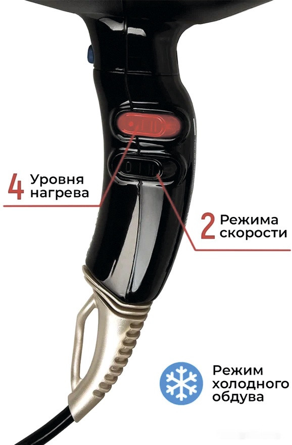 Фен ETI Eco Turbo 3900 Xtrapower (черный) Фен ETI Eco Turbo 3900 Xtrapower (черный)