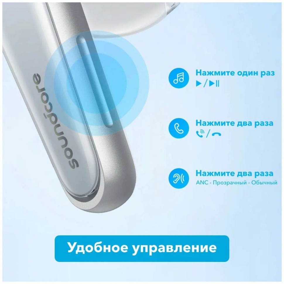 Наушники Anker SoundCore Liberty 4 (белый) Наушники Anker SoundCore Liberty 4 (белый)