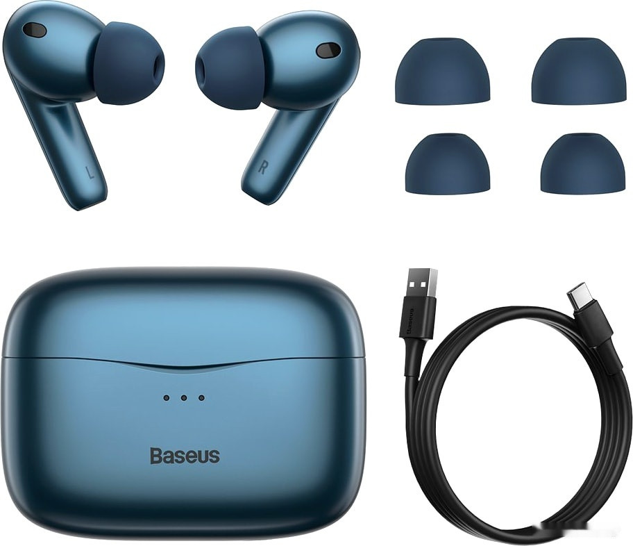 Наушники Baseus Simu S2 (синий) Наушники Baseus Simu S2 (синий)