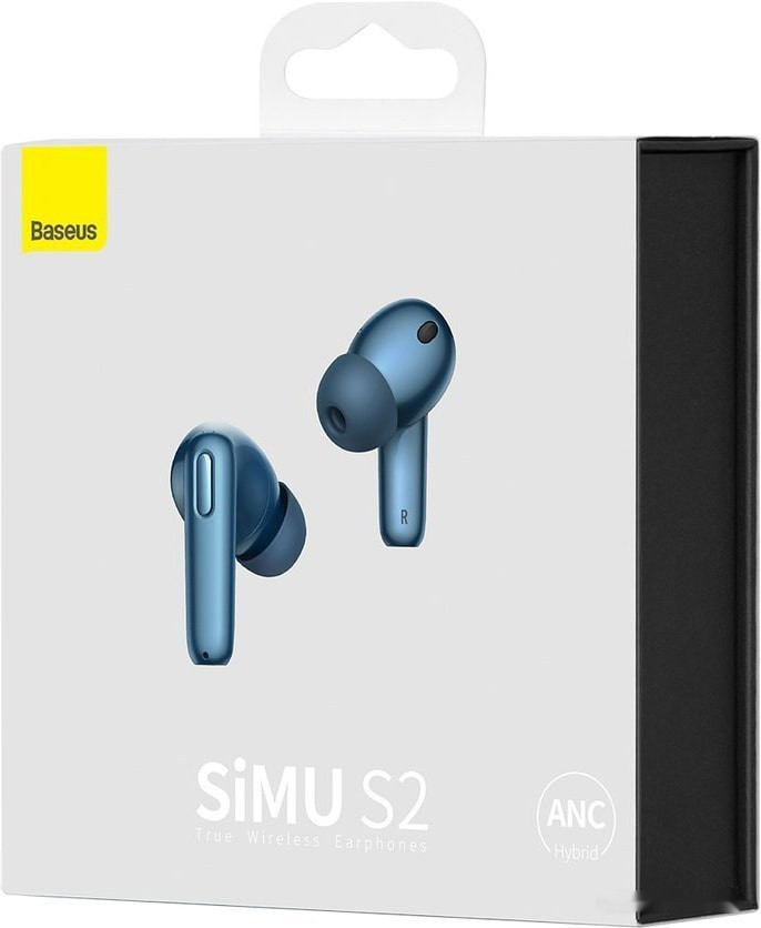Наушники Baseus Simu S2 (синий) Наушники Baseus Simu S2 (синий)