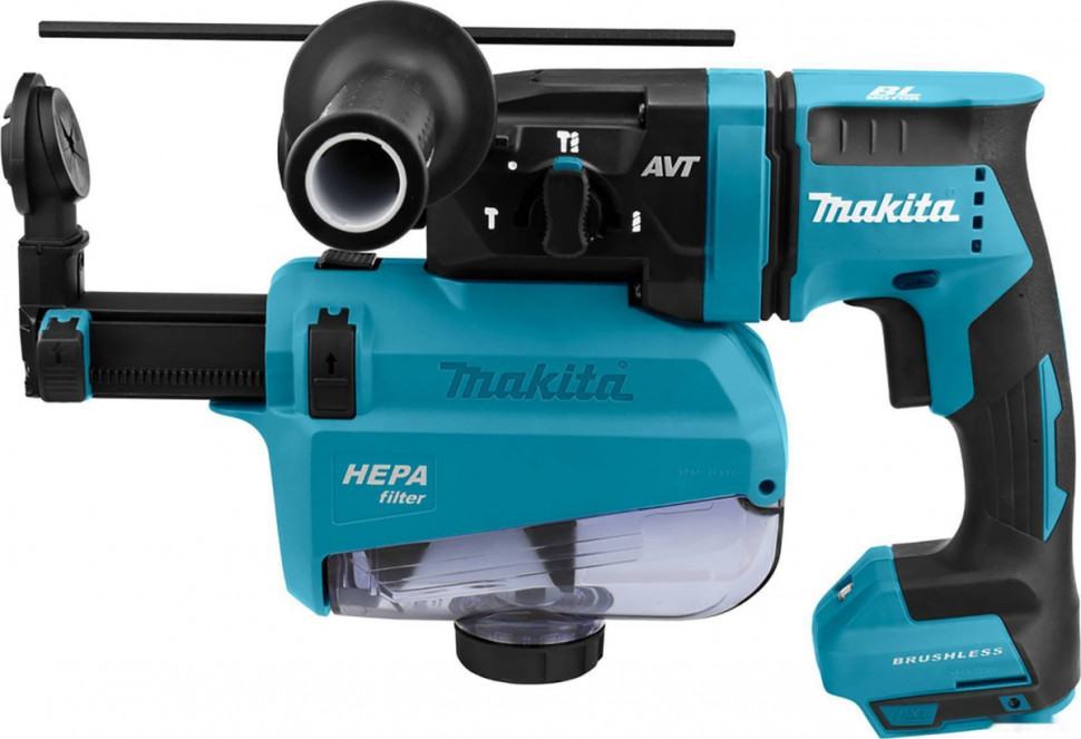 Перфоратор Makita DHR182RTWJ (с 2-мя АКБ, кейс) Перфоратор Makita DHR182RTWJ (с 2-мя АКБ, кейс)
