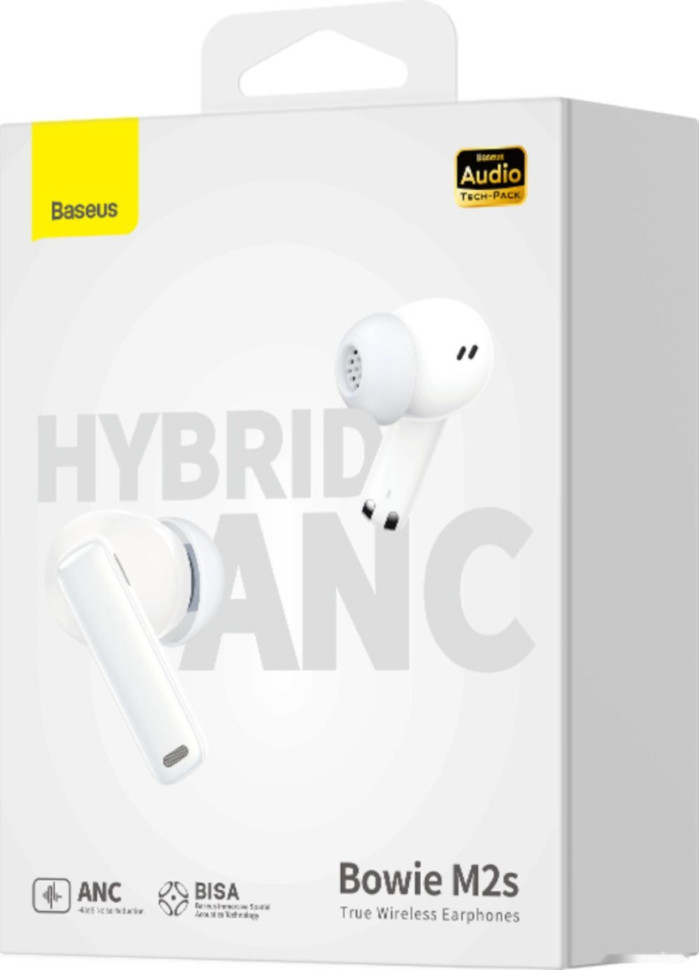 Наушники Baseus Bowie M2s (белый) Наушники Baseus Bowie M2s (белый)