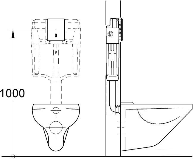 Панель смыва Grohe Tectron Skate 38698SD1