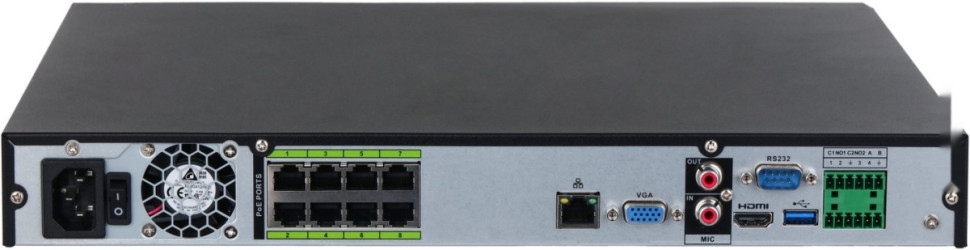 Видеорегистратор наблюдения Dahua DHI-NVR5216-8P-EI Видеорегистратор наблюдения Dahua DHI-NVR5216-8P-EI