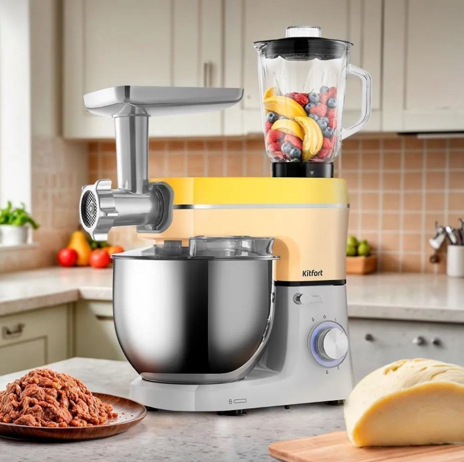 Кухонный комбайн Kitfort KT-3468 Кухонный комбайн Kitfort KT-3468