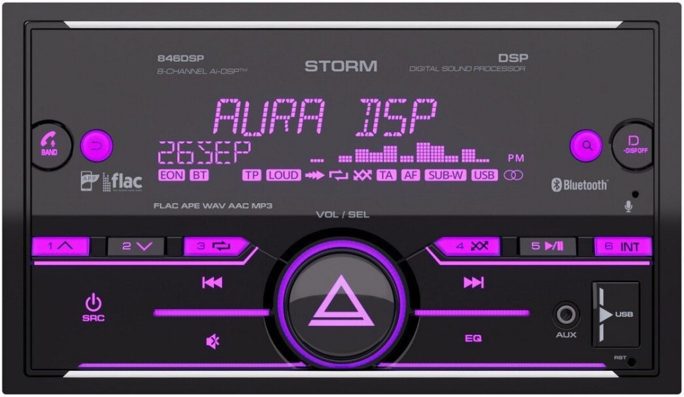 Автомагнитола Aura Storm-846DSP