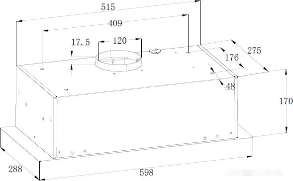 Вытяжка Zorg Basta 750 60 M (нержавеющая сталь) Вытяжка Zorg Basta 750 60 M (нержавеющая сталь)