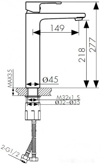 Смеситель Kaiser Elite 01111