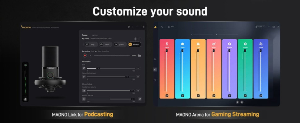 Проводной микрофон Maono PM450S Проводной микрофон Maono PM450S