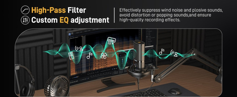 Проводной микрофон Maono PM450S Проводной микрофон Maono PM450S