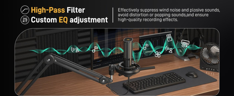 Проводной микрофон Maono PM450S Проводной микрофон Maono PM450S