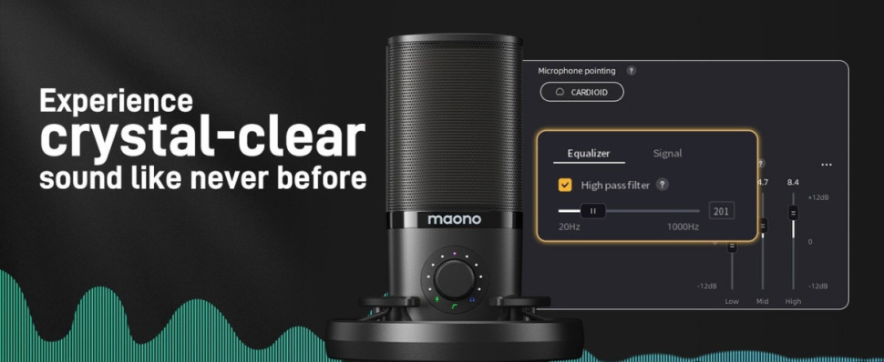 Проводной микрофон Maono PM450S Проводной микрофон Maono PM450S