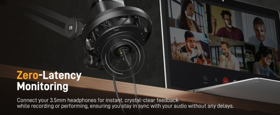 Проводной микрофон Maono PM450S Проводной микрофон Maono PM450S