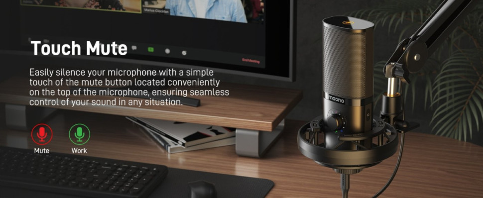 Проводной микрофон Maono PM450S Проводной микрофон Maono PM450S