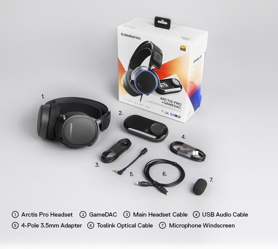 Наушники SteelSeries Arctis Pro + GameDAC