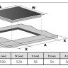 Варочная панель Korting HIB 68700 B Quadro Варочная панель Korting HIB 68700 B Quadro