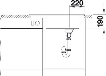 Кухонная мойка Blanco Elon XL 6 S жемчужный