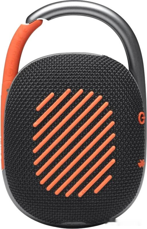 Портативная акустика JBL Clip 4 (черный/оранжевый) Портативная акустика JBL Clip 4 (черный/оранжевый)