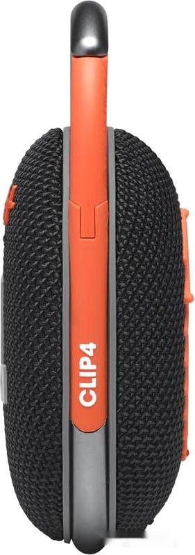 Портативная акустика JBL Clip 4 (черный/оранжевый) Портативная акустика JBL Clip 4 (черный/оранжевый)
