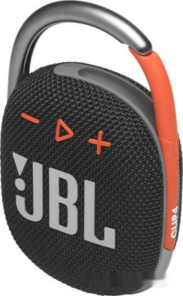 Портативная акустика JBL Clip 4 (черный/оранжевый) Портативная акустика JBL Clip 4 (черный/оранжевый)
