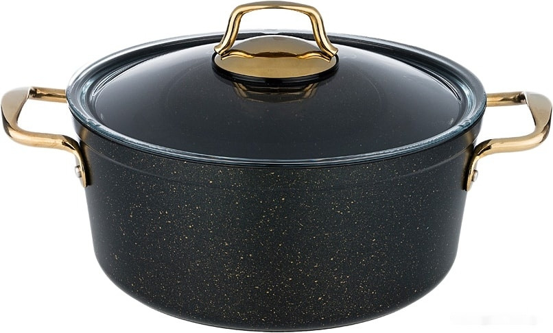 Кастрюля Agness Черное золото 936-215