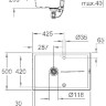 Кухонная мойка Grohe K400 50-C 78/50 1.0 31639AP0 (черный гранит)