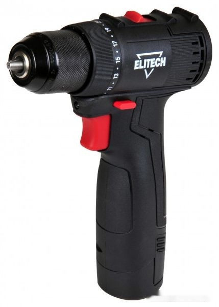 Дрель-шуруповерт Elitech ДА 10.8БЛ2 E2201.037.01 (с 2-мя АКБ) Дрель-шуруповерт Elitech ДА 10.8БЛ2 E2201.037.01 (с 2-мя АКБ)