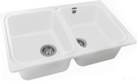 Кухонная мойка Gerhans C02 (белый)
