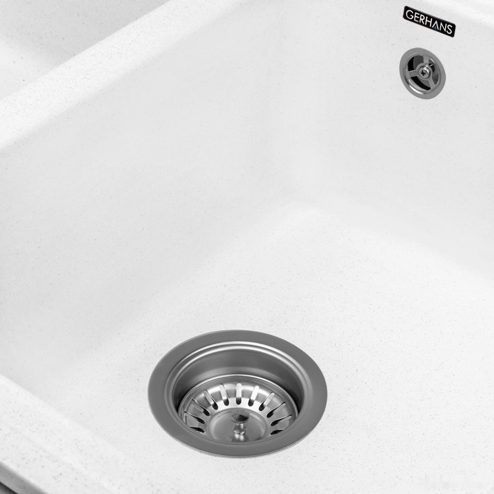 Кухонная мойка Gerhans C02 (белый) Кухонная мойка Gerhans C02 (белый)
