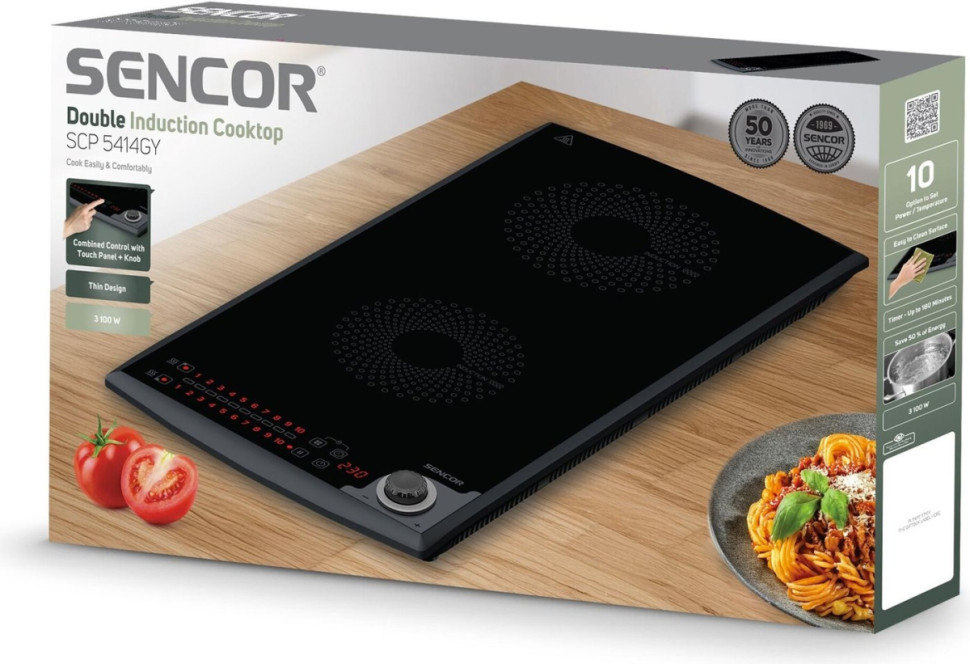 Настольная плита Sencor SCP 5414GY Настольная плита Sencor SCP 5414GY