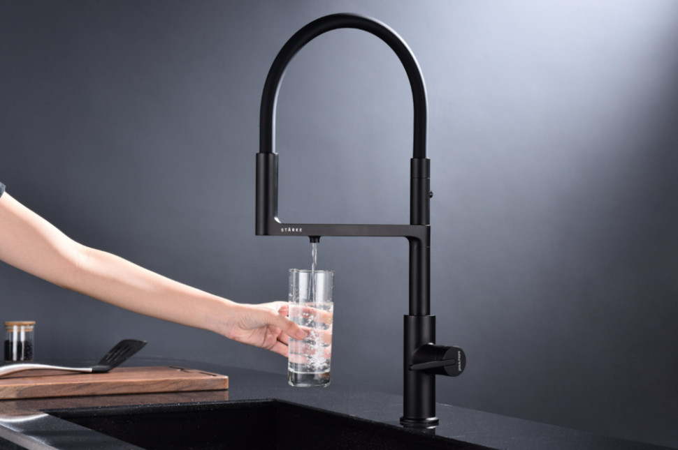 Смеситель Paulmark Tornado TO213402-401 (антрацит/черный) Смеситель Paulmark Tornado TO213402-401 (антрацит/черный)