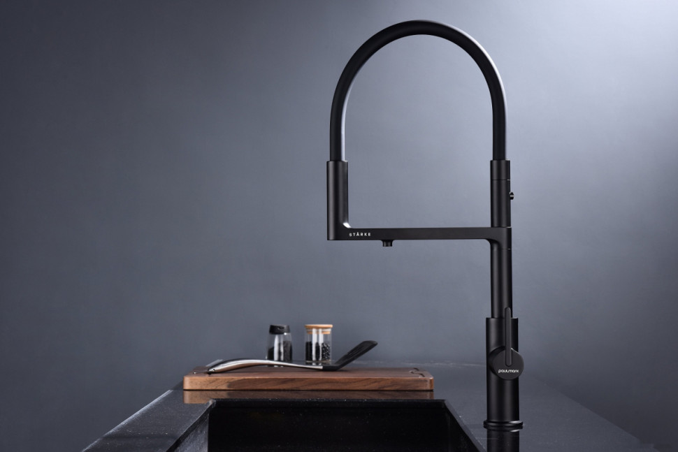 Смеситель Paulmark Tornado TO213402-401 (антрацит/черный) Смеситель Paulmark Tornado TO213402-401 (антрацит/черный)