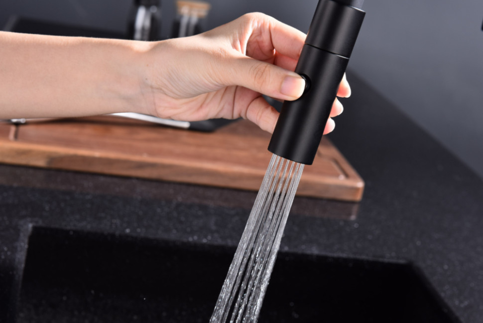 Смеситель Paulmark Tornado TO213402-401 (антрацит/черный) Смеситель Paulmark Tornado TO213402-401 (антрацит/черный)