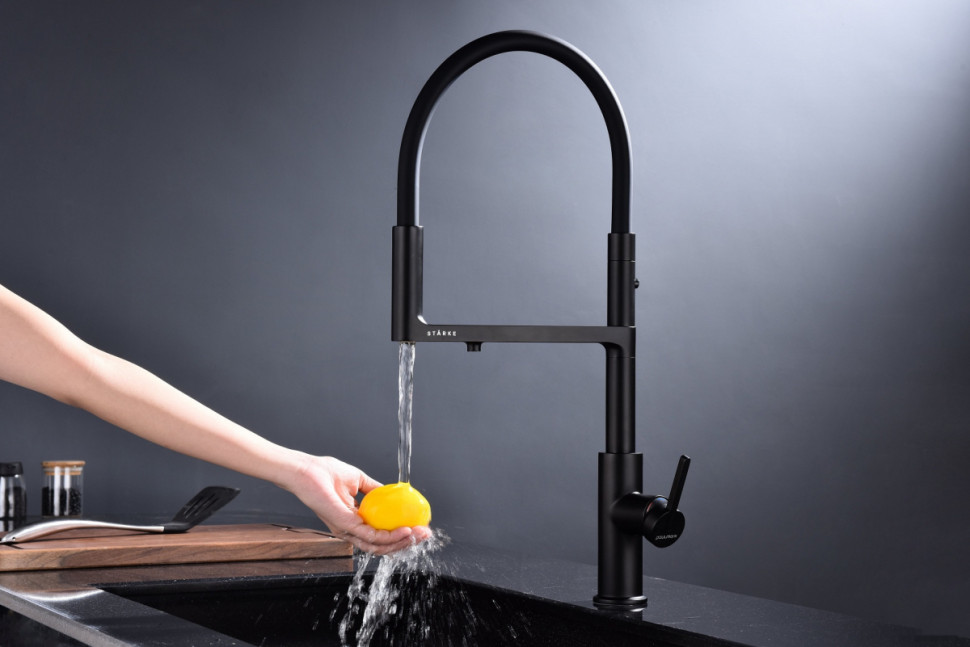 Смеситель Paulmark Tornado TO213402-401 (антрацит/черный) Смеситель Paulmark Tornado TO213402-401 (антрацит/черный)