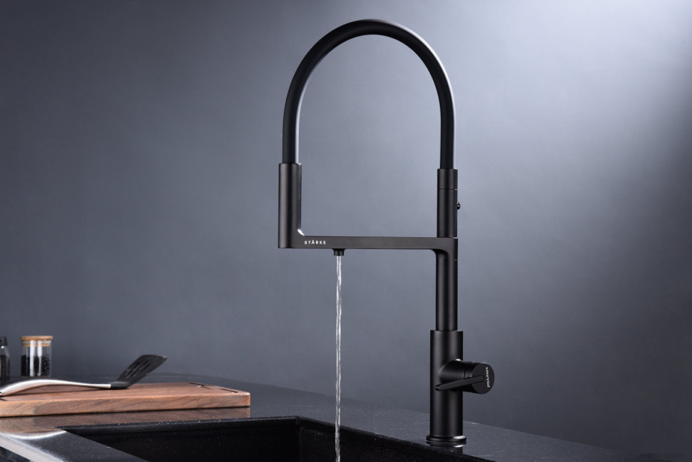 Смеситель Paulmark Tornado TO213402-401 (антрацит/черный) Смеситель Paulmark Tornado TO213402-401 (антрацит/черный)