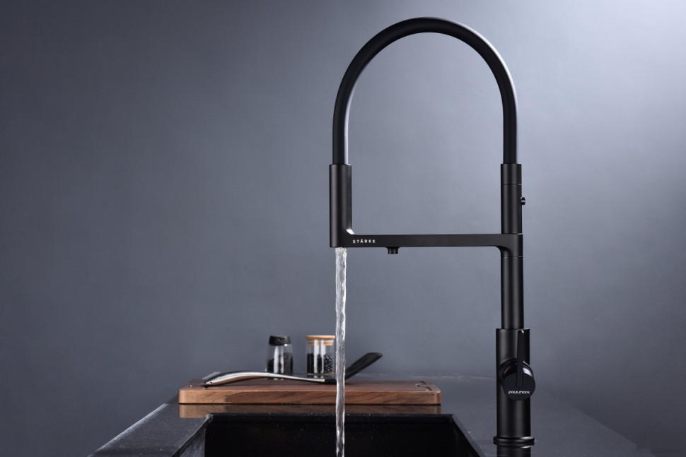 Смеситель Paulmark Tornado TO213402-401 (антрацит/черный) Смеситель Paulmark Tornado TO213402-401 (антрацит/черный)