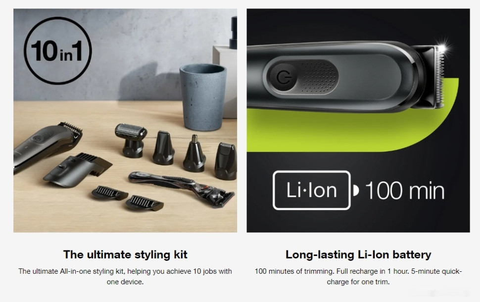 Машинка для стрижки волос Braun MGK7321 Машинка для стрижки волос Braun MGK7321