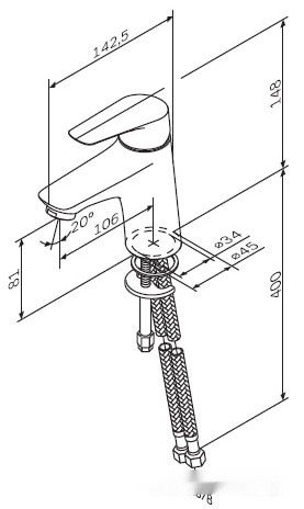 Смеситель Am.Pm Joy F85E02100