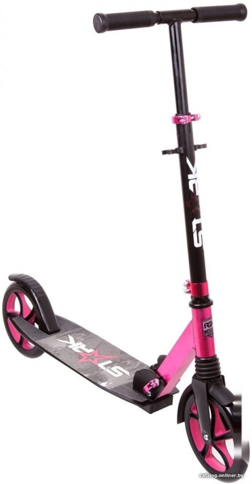 Самокат RGX Stark (черный/розовый)