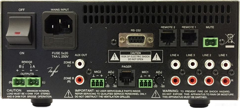 Зонный микшер Ecler CA200Z