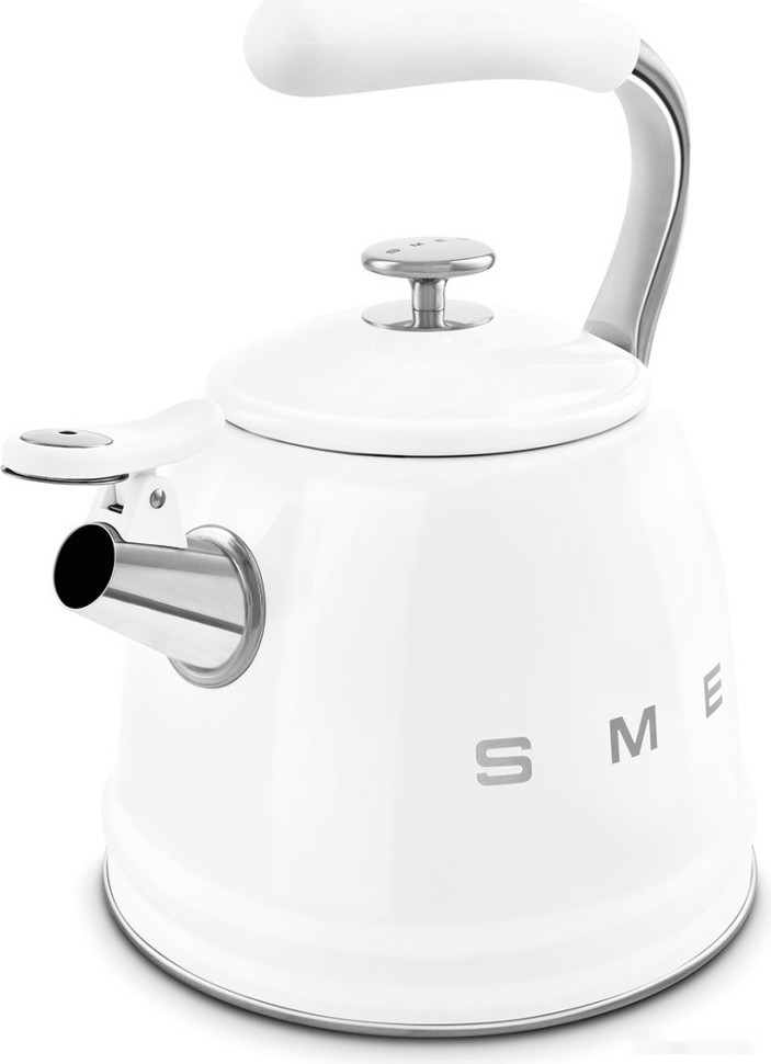Чайник со свистком Smeg CKLW2001WH Чайник со свистком Smeg CKLW2001WH