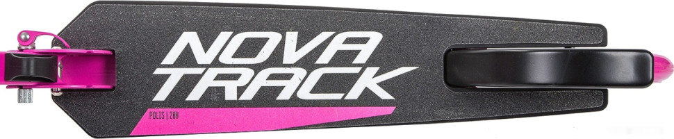 Самокат Novatrack Polis 200P.POLIS.PN9 (черный/розовый)