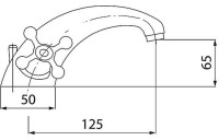 Смеситель Ferro Retro New XD2